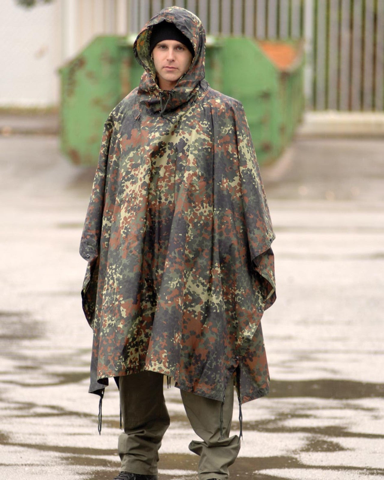 MIL-TEC FLECKTARN RIPSTOP WET WEATHER PONCHO