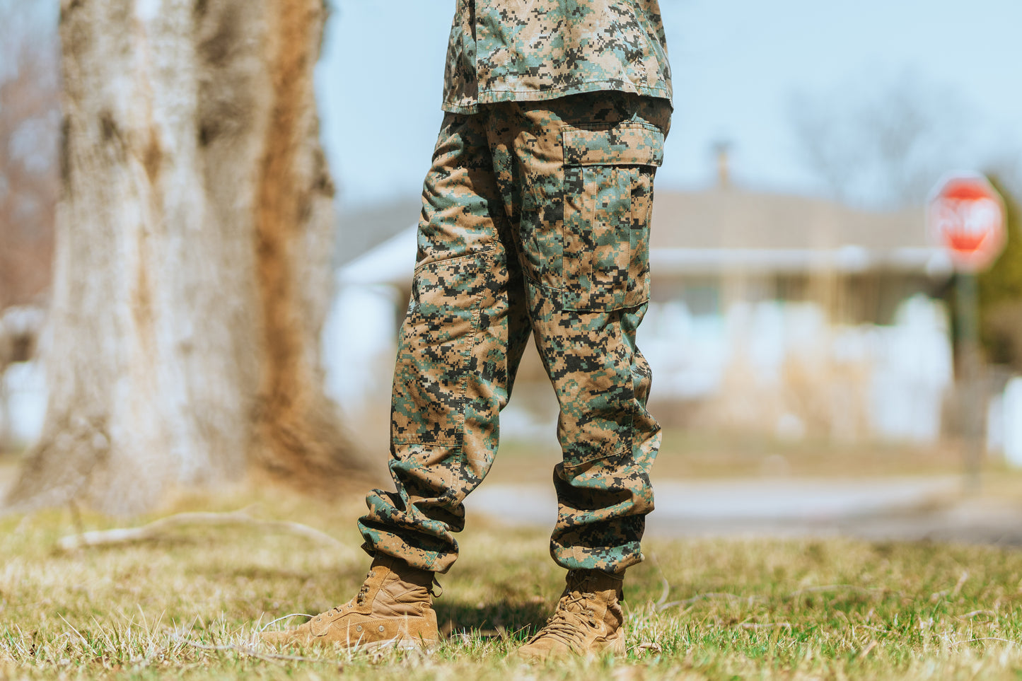 USMC Issued Woodland MARPAT Trousers