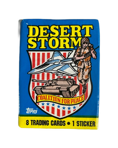 Topps Desert Storm trading card pack
