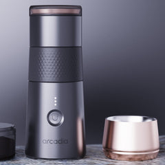 Arcadia Go Portable Rechargeable Turkish Coffee Maker, Black, US