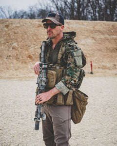 MARPAT Brown Chest Hooded Combat Shirt