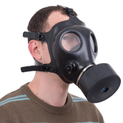 Israeli CBRN Gas Mask with 40mm NATO Filter and Hydration Straw