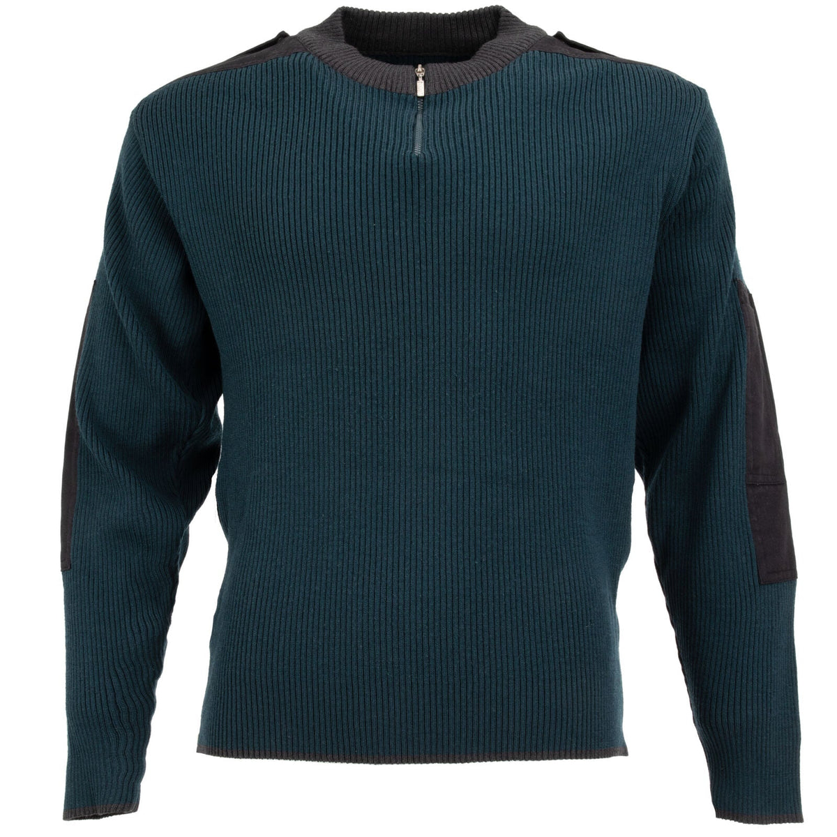 Dutch commando wool sweater, emerald