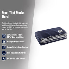 Camping Wool Blanket