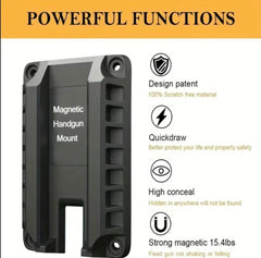 SecureDraw Magnetic Car Gun Holster