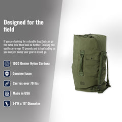 Top Loading Duffle Bag - OD -  Used