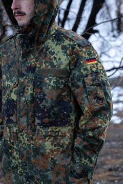 German Flecktarn parka, view 5