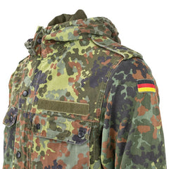 German Flecktarn parka, view 3
