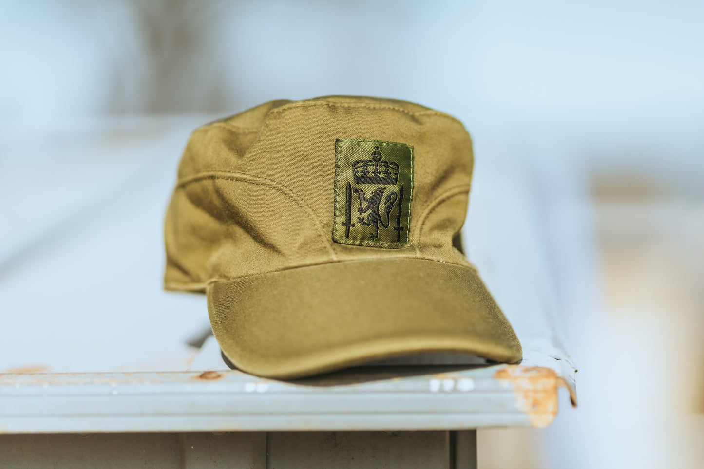 Norwegian Military Army Royal Khaki Cap (Size 58)