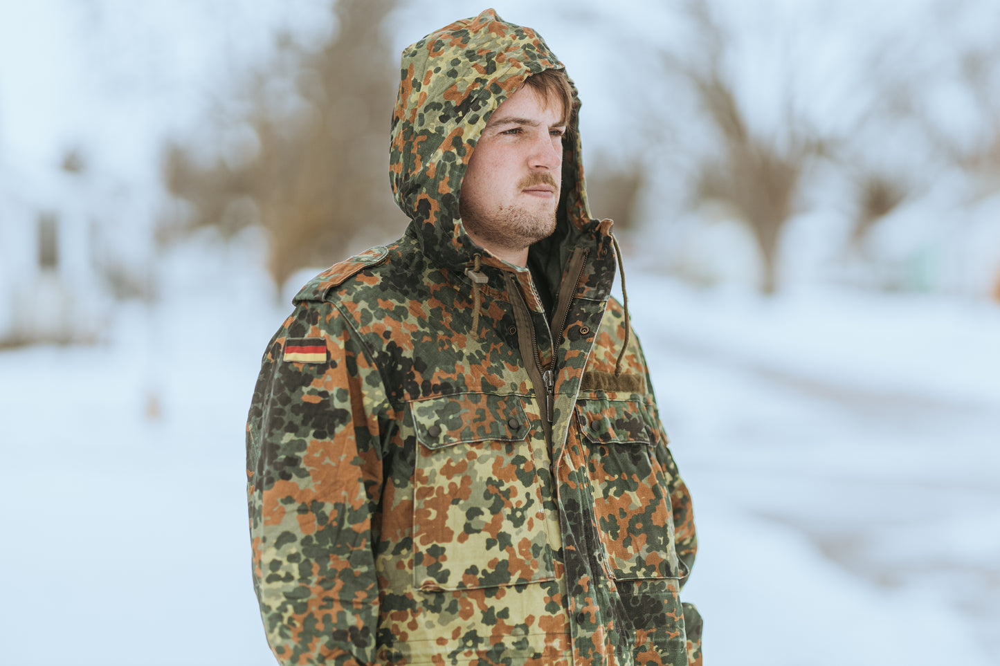 Original German BW Flecktarn Parka