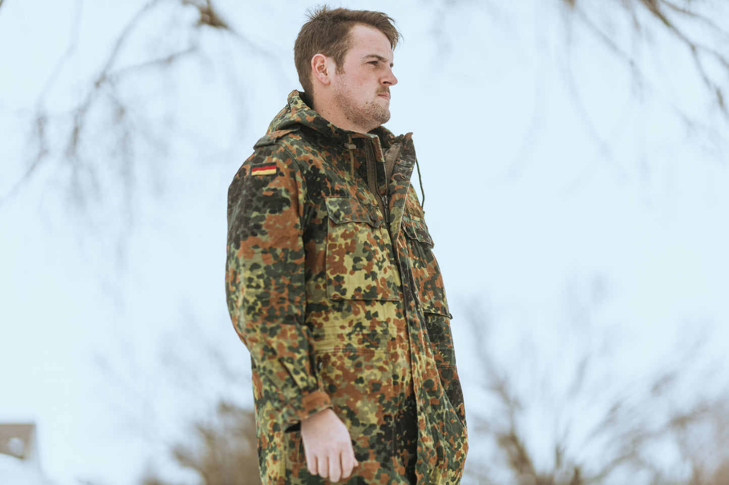 Original German BW Flecktarn Parka