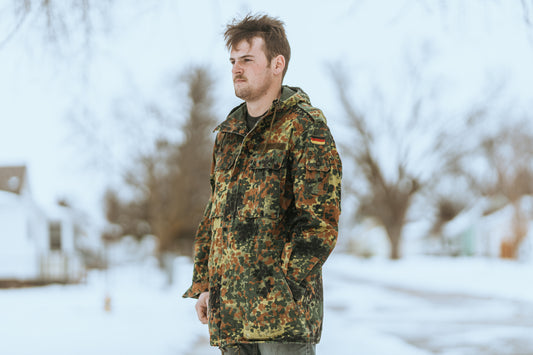 Original German BW Flecktarn Parka