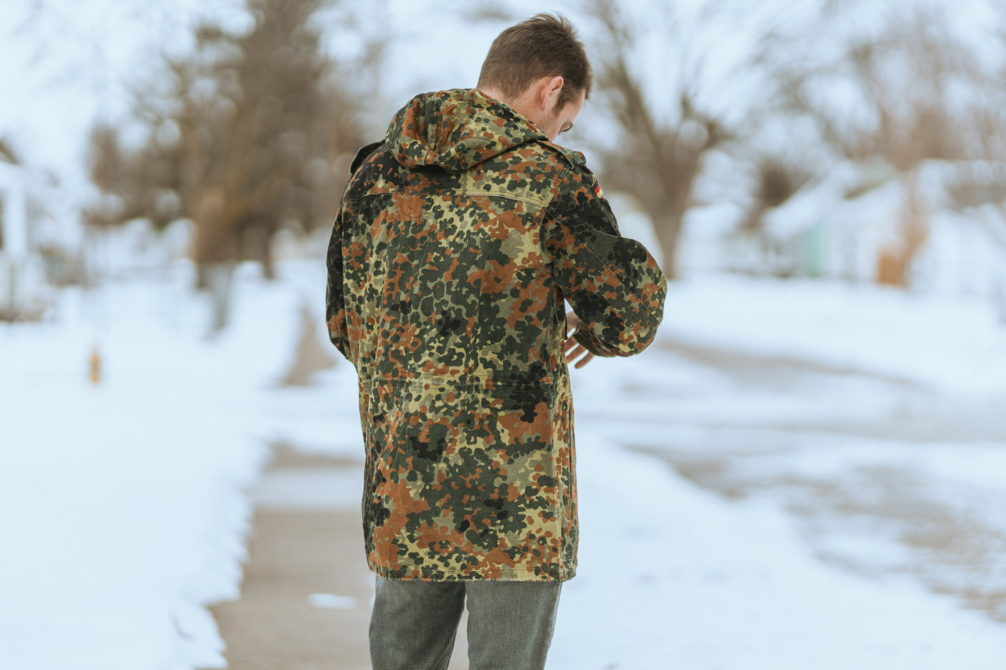 Original German BW Flecktarn Parka