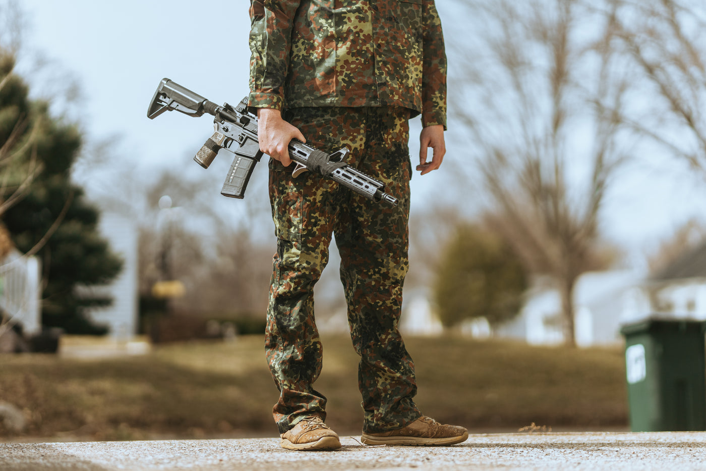 Bundeswehr Flecktarn Field Pants Issued