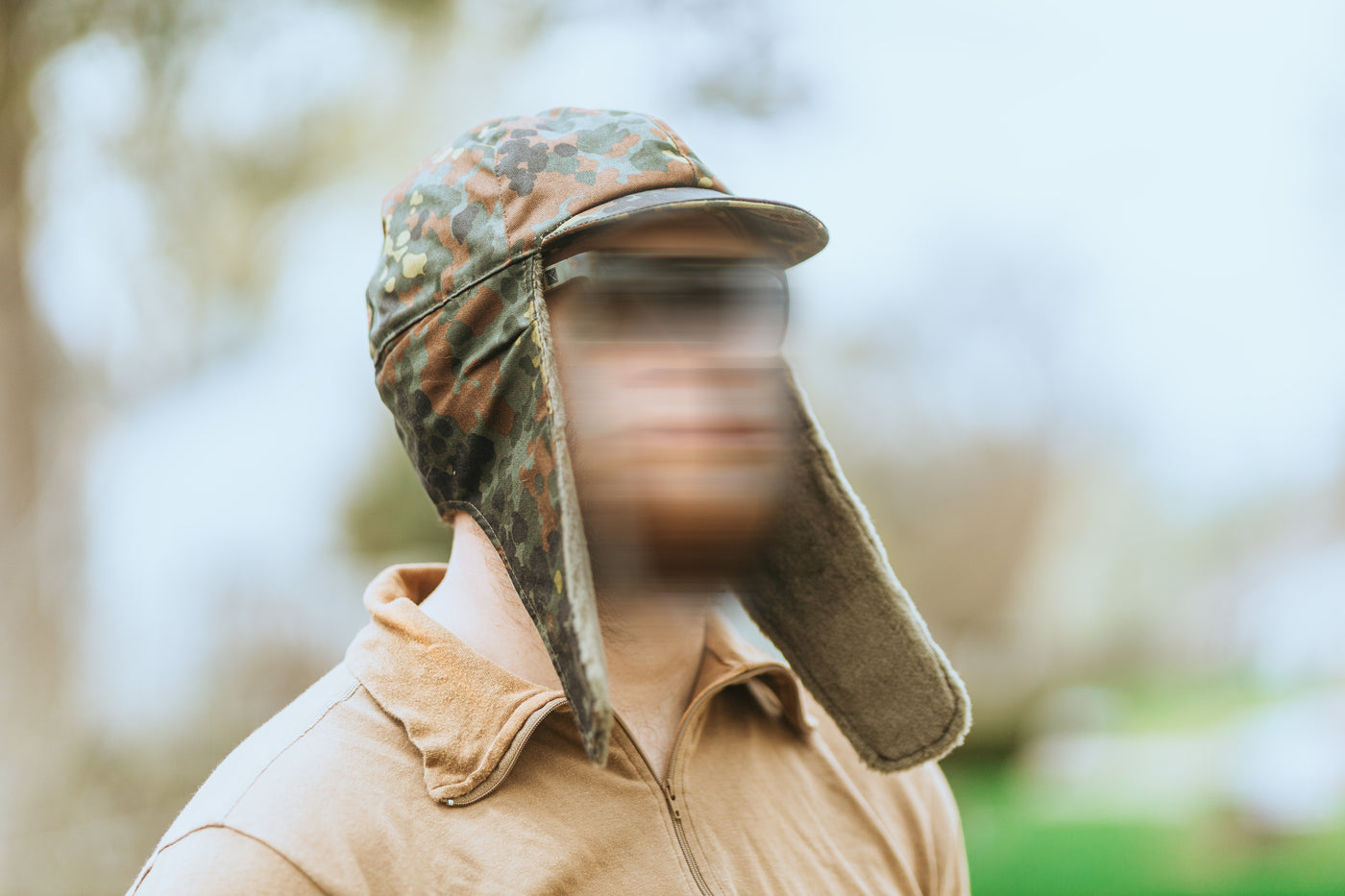 Flecktarn Winter Field Cap
