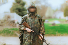 MIL-TEC FLECKTARN RIPSTOP WET WEATHER PONCHO