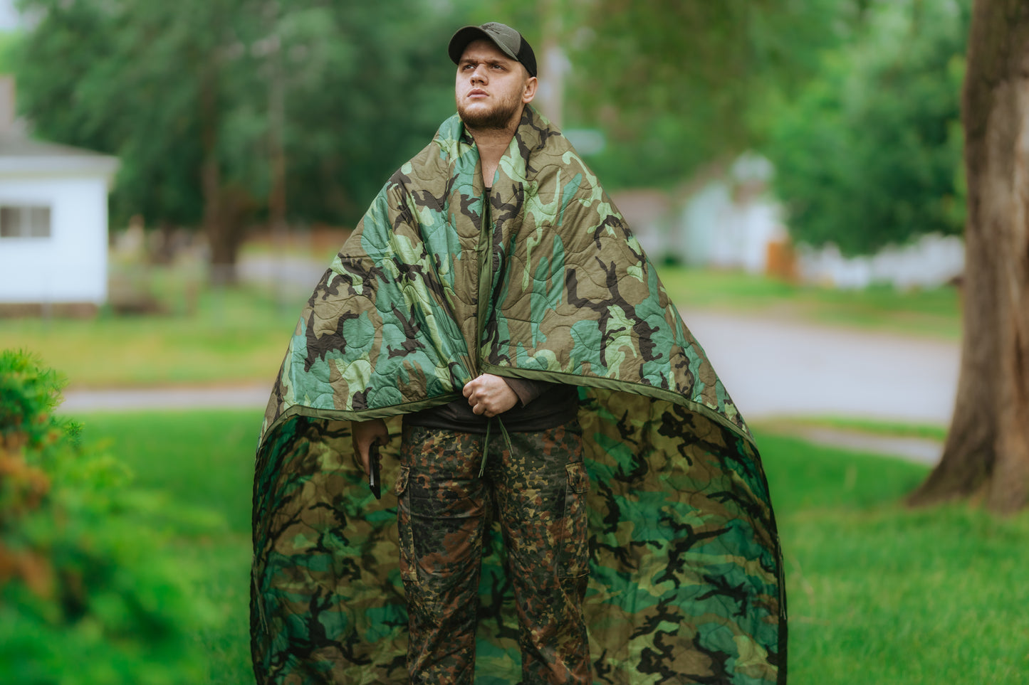 Unissued USGI M81 Woodland Poncho Liner/Woobie