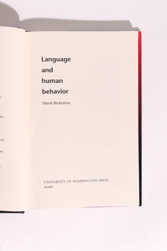 Language and Human Behavior