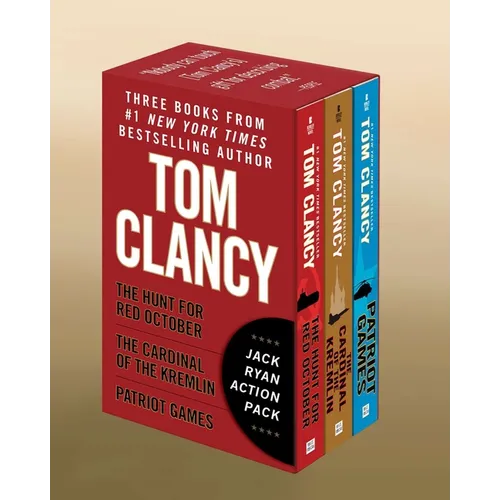 Tom Clancy's Jack Ryan Action Pack: The Hunt for Red October/The Cardinal of the Kremlin/Patriot Games - Boxed Set