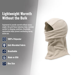 Grid Fleece Balaclava Hood