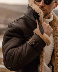 B-3 Sheepskin Longcoat Bomber
