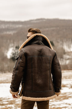 B-3 Sheepskin Longcoat Bomber