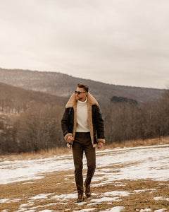 B-3 Sheepskin Longcoat Bomber