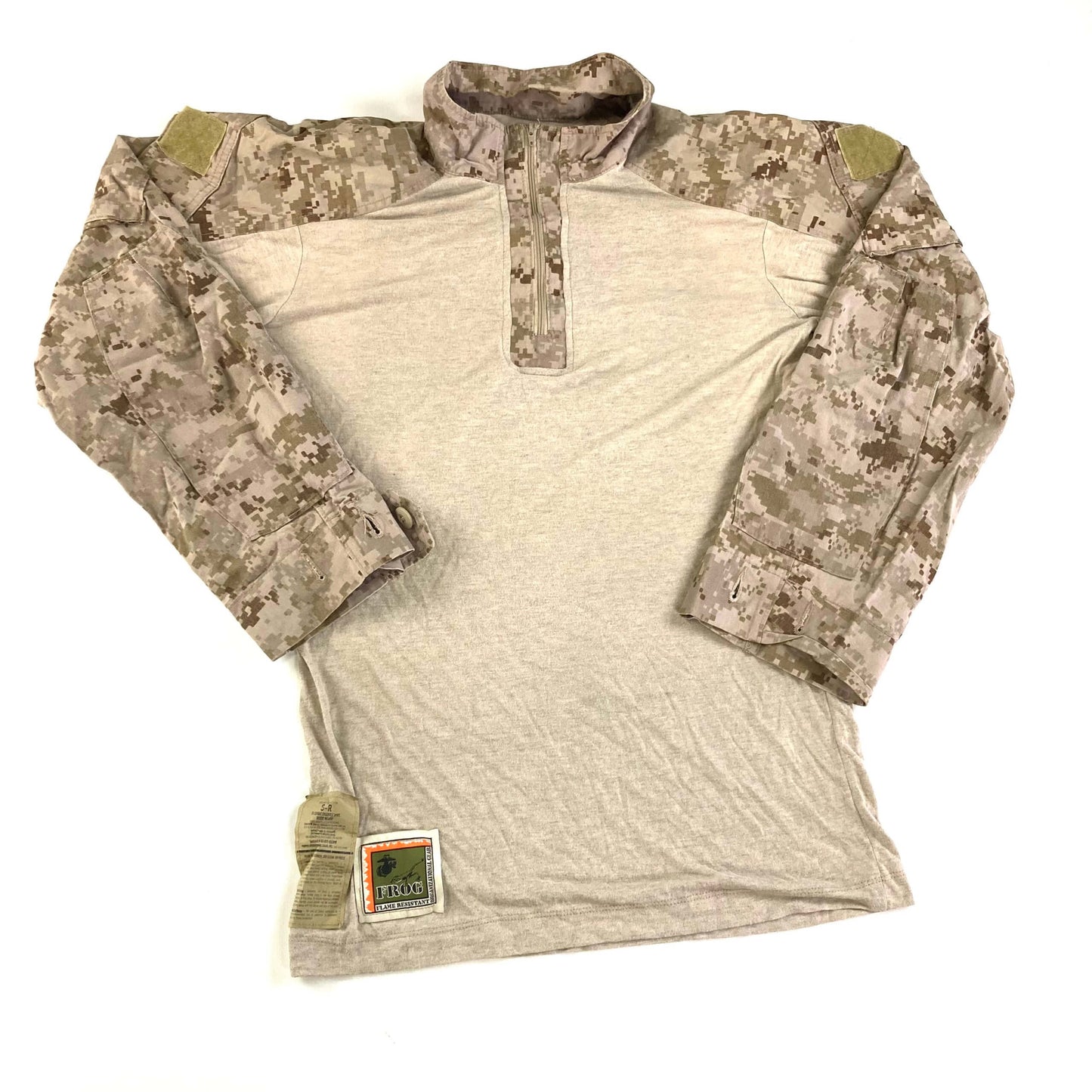 Issued USMC Desert MARPAT FROG Combat Shirt(Used)