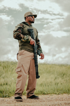 M81 Woodland Green Hooded Combat Shirt