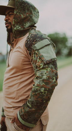 Flecktarn Hooded Combat Shirt | SAMPLE