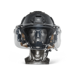 Ballistic Helmet with Face Shield - NIJ Level IIIA+
