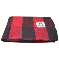 Bunkhouse Plaid Wool Camping Blanket