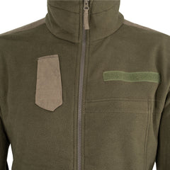 German Bundeswehr olive fleece jacket, view 2