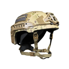 Team Wendy Rifletech - Stops AK-47 & AR-15 Rounds - NIJ III Helmet with No-Hole Design