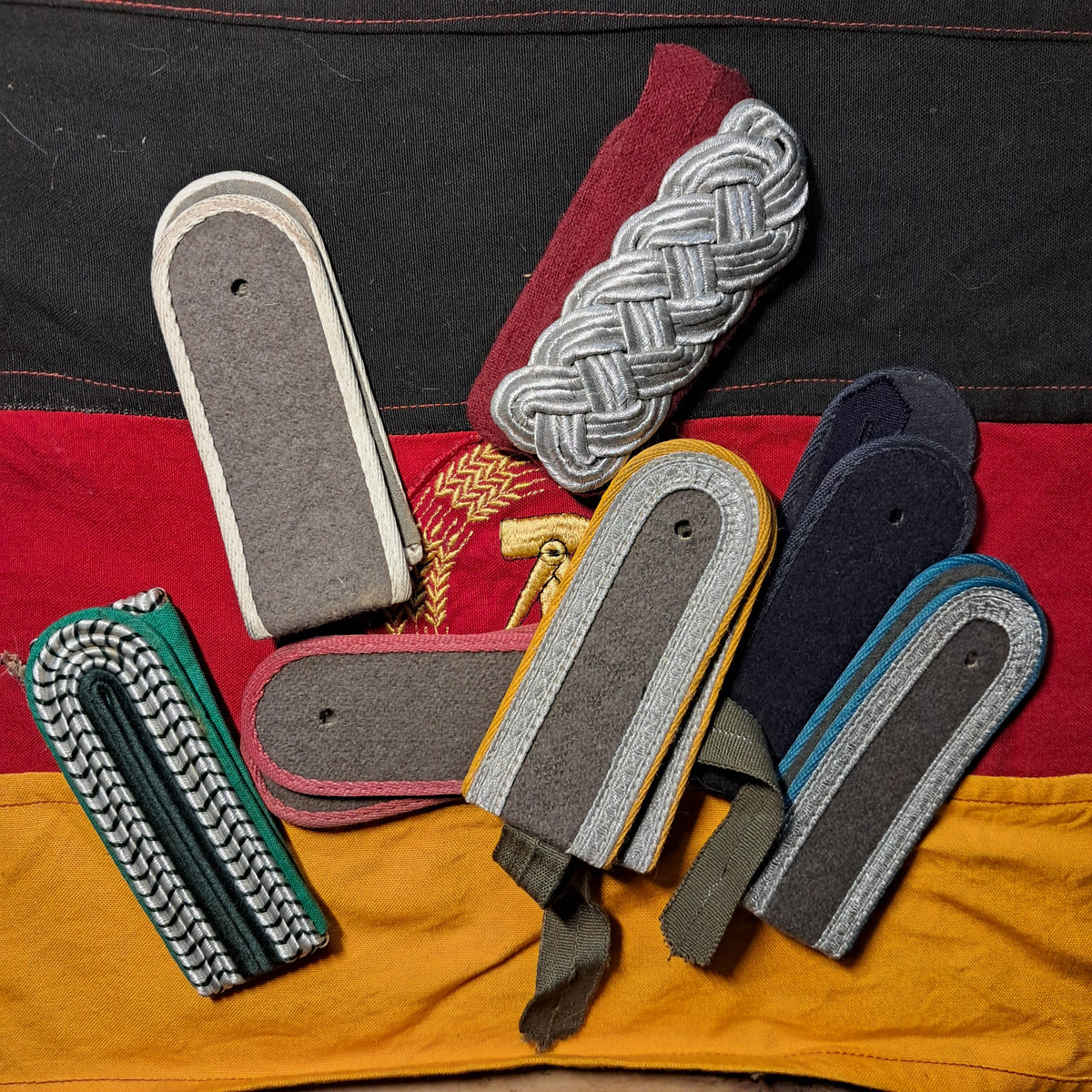 East German Shoulder Boards