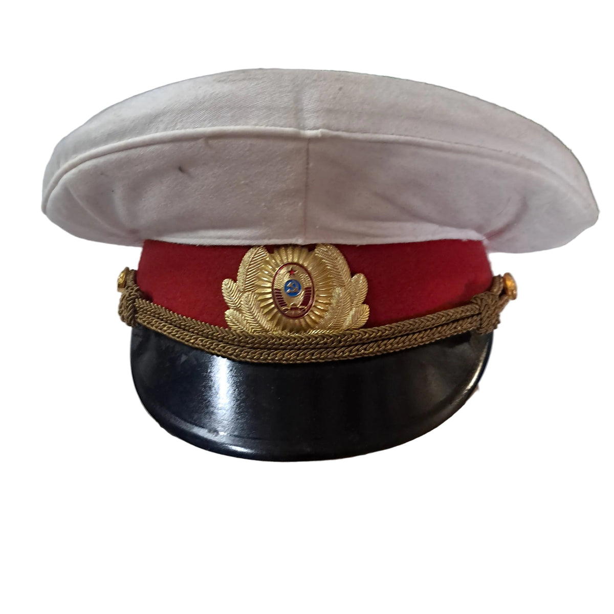 Soviet Militia Officer Summer Visor Hat