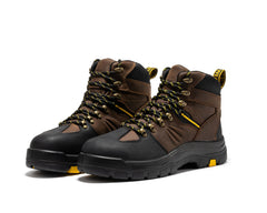ROCKROOSTER Marfa Brown 6 inch Waterproof Composite Toe Leather Work Boots CP211